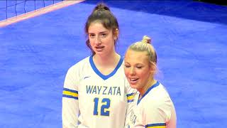 2023 State Tournament Quarterfinal Volleyball  Edina vs Wayzata High School [upl. by Hevak728]