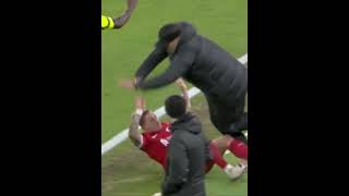 Tsimikas Collides with Klopp 😨 [upl. by Dirraj]