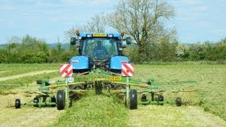 Silage 2012 Raking Up The Grass [upl. by Zeph]