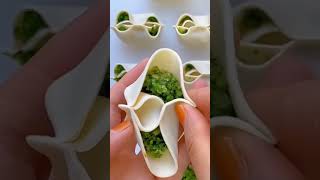 Try this unique folding technique for stuffed dough Perfect for impressing guests [upl. by Enelear]