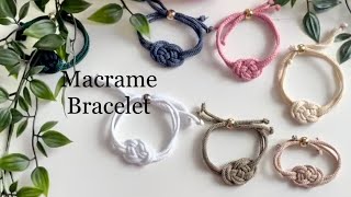 Jak zrobić makramową bransoletkę How to make a macrame bracelet [upl. by Dobbins]