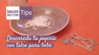 Tips Hogar  Desenreda tu joyería con talco para bebé [upl. by Leavy219]