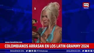 COLOMBIANOS ARRASAN EN LOS LATIN GRAMMY 2024 [upl. by Yenaled]