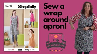 Sewing Simplicity 9766 Wrap Tabard Apron [upl. by Pihc]