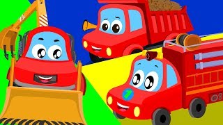 Truck Song  Little Red Car Shows For Toddlers  Cartoon Video For Children by Kids Channel [upl. by Sada363]