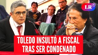 Fiscal DOMINGO PÉREZ acusó a ALEJANDRO TOLEDO de INSULTARLO durante lectura de SENTENCIA  LR [upl. by Fahey]