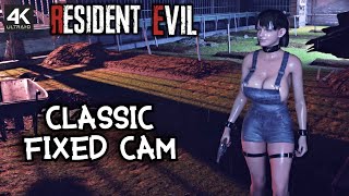 Buffed Ashley Overall Denim Jeans Strap 4K Part 1 RE2R Classic Fixed Camera Angles Fan Cam [upl. by Rundgren719]