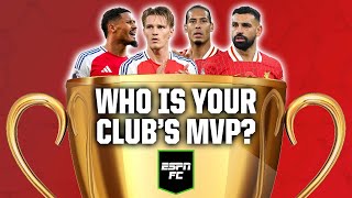 Premier League MVPs 🥇 Who is YOUR clubs most important player  ESPN FC Live [upl. by Ronen]