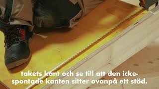 Använda WISA®plywood som underliggande takkonstruktion [upl. by Lorna]