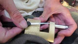 ABUS No 8270 Monoblock Padlock Bypassed Youtube First [upl. by Notsyrb]