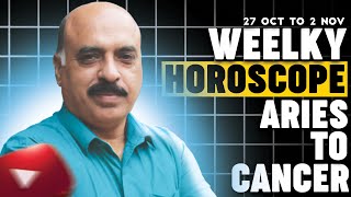 Weekly Horoscope  Aries Taurus Gemini Cancer  27 Oct to 2 Nov 2024  Astro Jawa [upl. by Idid]