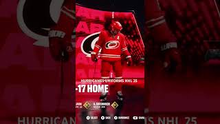 All Carolina Hurricanes uniforms in NHL 25 nhl25 shorts nhl carolinahurricanes [upl. by Ahsirkal]