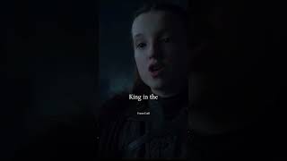 Lyanna Mormont Confronts Jon Snow Bending the Knee to Daenerys gameofthrones got shorts [upl. by Thorley]