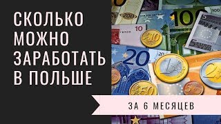 ПольшаСколько можно заработать в Польше за 6 месяцев [upl. by Retrop]