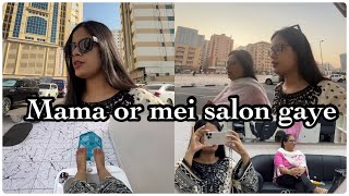 Mama or mera salon day  mere cat ny mjy mara😂 [upl. by Libbey]