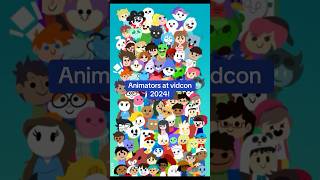 VIDCON 2024 ANIMATORS share viralvideos trending animation vidcon2024 fypシ゚viral shorts [upl. by Minta]