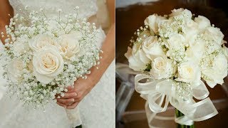 How to Arrange A Bridal Bouquet  DIY wedding bouquet  fresh flower bouquet for wedding [upl. by Nessie]