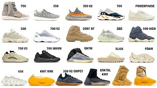 Every Yeezy By Adidas [upl. by Sy]