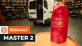 Come sostituire un fanale posteriore su RENAULT MASTER 2 Van TUTORIAL AUTODOC [upl. by Aurelea]