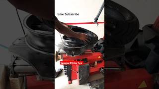 Yamaha R15 bike ka tubeless tyre change shortsfeed shorts [upl. by Refynnej]