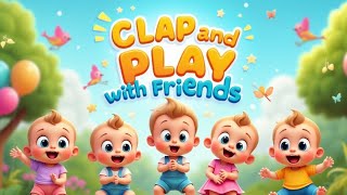 Clap and Play with Friends  Fun Action Song for Kids  Tiny Toones Children Rhymes amp Songs [upl. by Nhaj]