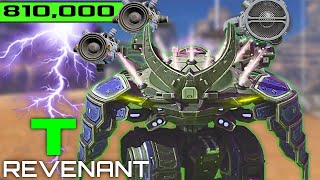 Traditionalist Revenant Is A MONSTER 850000 HP Cyberknight Tank Takes Over  War Robots [upl. by Saddler]