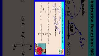 Organic Chemistry SN2 Reaction MCQ shorts chemistry neet iitjee pgtrbchemistry [upl. by Gigi]