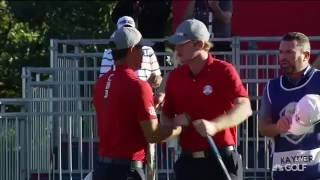 Brandt Snedeker amp Brooks Koepka clinch win [upl. by Ruperta97]