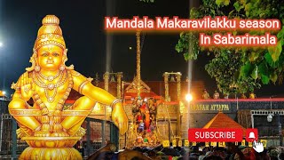 Mandala Makaravilakku in Sabarimala  Sabarimala MandalaMakaravilakku Ayyappa MakaraJyothi [upl. by Gnahk]