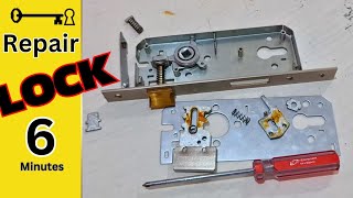 How To Assemble And Repair A Mortise Lock Door Mechanism [upl. by Henricks224]