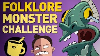 Folklore Monster Drawing Challenge ft Mike Trapp [upl. by Baudoin546]