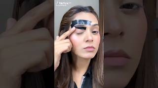 Eyebrows Tape Hack❤viral trending shorts youtube youtubeshorts makeup [upl. by Katrinka]