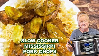 Slow Cooker MISSISSIPPI PORK CHOPS [upl. by Addiel330]