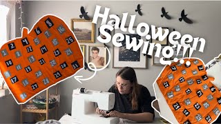 I made a halloween countdown calendar sew along and tutorial [upl. by Alyekahs]