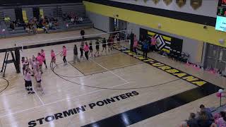 Center PointUrbana vs Solon High School Girls 9th Volleyball 91724 [upl. by Haggerty]