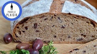 Brot mit Oliven backen  Brot backen [upl. by Kra]