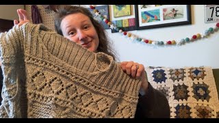 Ep 9 Knitting Podcast  3 FOs 4 WIPS [upl. by Irianat60]