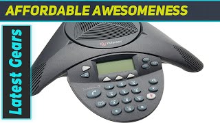 Polycom SoundStation2 Expandable Conference Phone – Best for Clear Conversations [upl. by Orelee545]