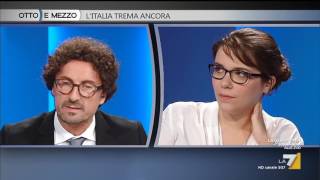 Otto e mezzo  LItalia trema ancora Puntata 26102016 [upl. by Desma]