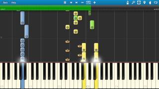 Genesis  Abacab Piano Tutorial  How to play  Synthesia [upl. by Aititil]