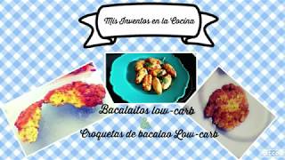 Bacalaitos y Croquetas Low Carb Cod fish fritters [upl. by Alieka]