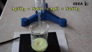 TITRATION OF CHLORIDE IONS WITH SILVER NITRATE [upl. by Ikkela835]