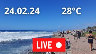 🔴🌡️LIVE Gran Canaria Maspalomas February 24 2024 Weather Wetter [upl. by Fein]