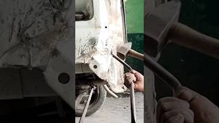 Maruti Suzuki Alto K10 quarter panel dent repair and setting work shortvideo ✅ [upl. by Hanas]