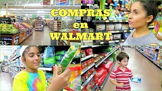 Compras en Walmart para la Cena   Junio 14 2016 ♡IsabelVlogs♡ [upl. by Eelrebmyk]