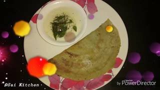 Foxtail Millet Pesarattu Andra Spl  தினை பெசரட்டு  Foxtail Millet Dosa  Thinai Pesarattu [upl. by Rape]