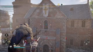 How to get into Saint Albanes Abbey  Assassins Creed Valhalla [upl. by Aizatsana579]