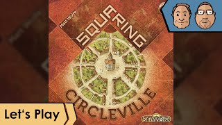 Squaring Circleville – Brettspiel – Lets Play mit Alex amp Peat [upl. by Hokanson]