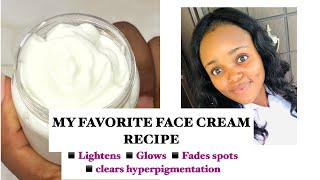 My Favorite face cream recipe lightening face cream prime side [upl. by Nav765]