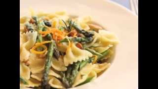 Italian Farfalle Pasta and Asparagus Zest Salad Recipe [upl. by Eidnarb]